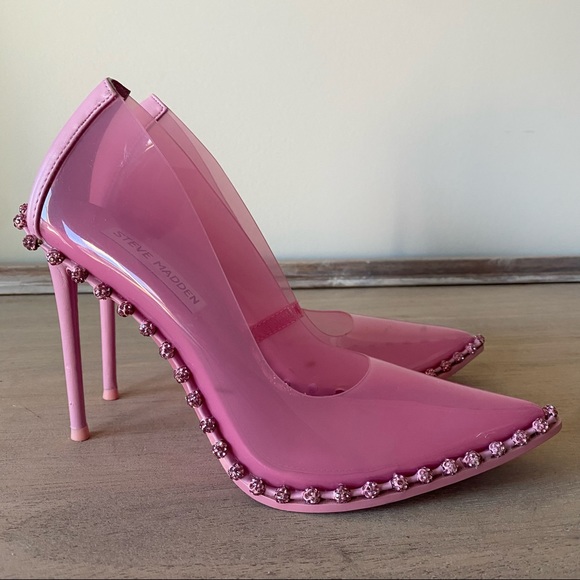 Steve Madden Vyper Dusty Pink Pointy Toe Shoes Size 6 - Picture 3 of 10